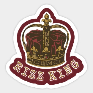 RIZZ KING Sticker